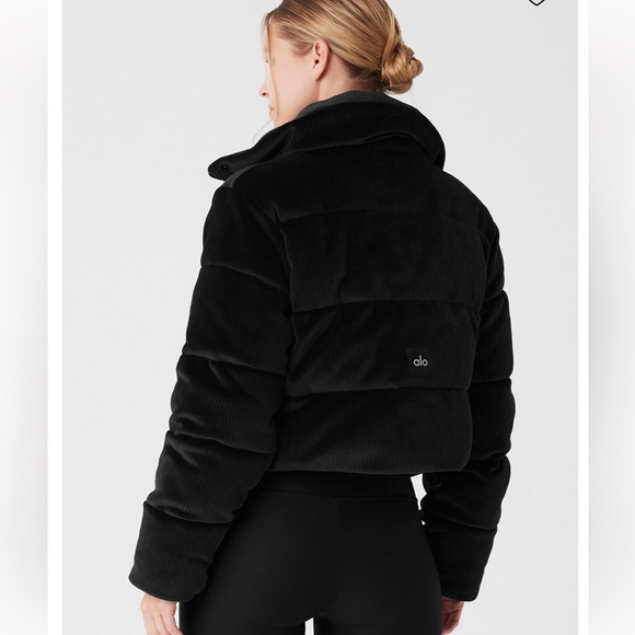 ALO Velour Puffer Jacket - Picture 4 of 8